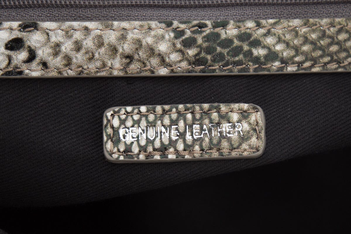 St John Snake Print Handbag