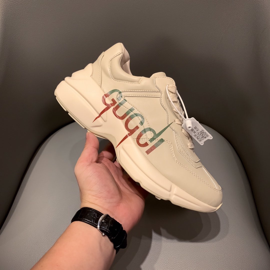 GLM-GCI  RHYTON SNEAKER WITH LOGO 130