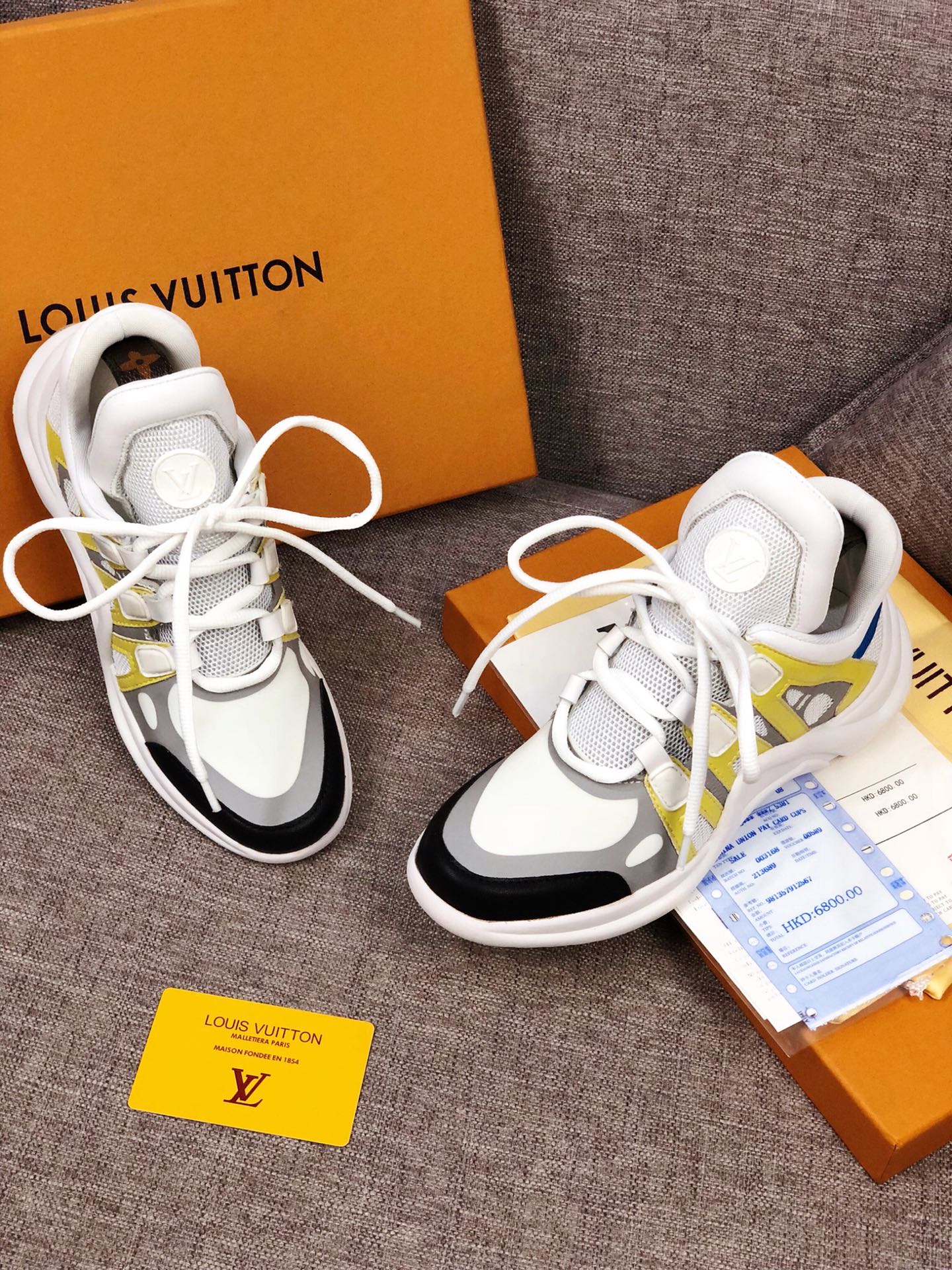 GLM - LUV Archlight Brown Black Yellow Sneaker