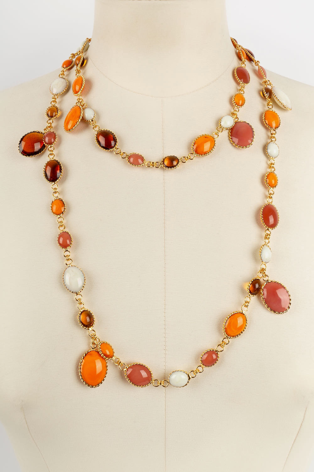 Collier en pÃƒÆ’Ã‚Â¢te de verre Augustine