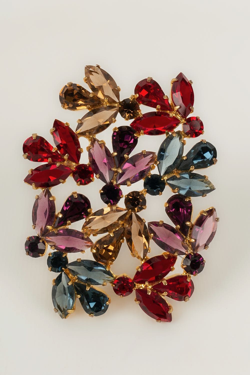 Ensemble de 2 broches multicolores
