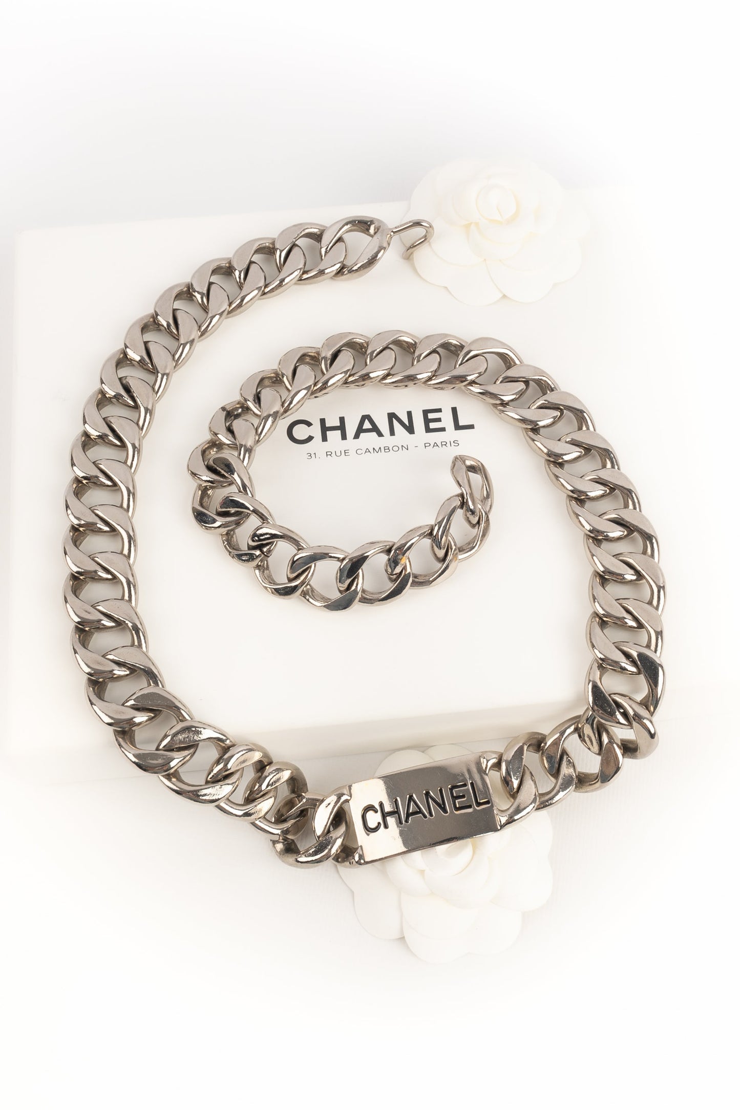 Ceinture argentÃ©e Chanel