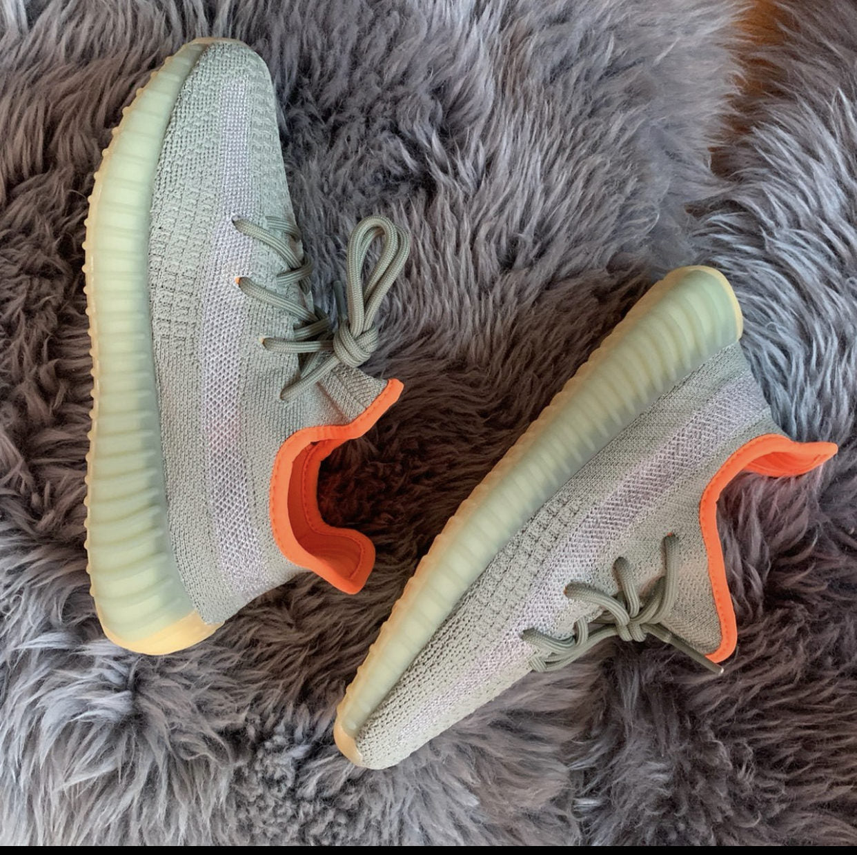 GLM - Yzy 350 Gray Orange Sneaker