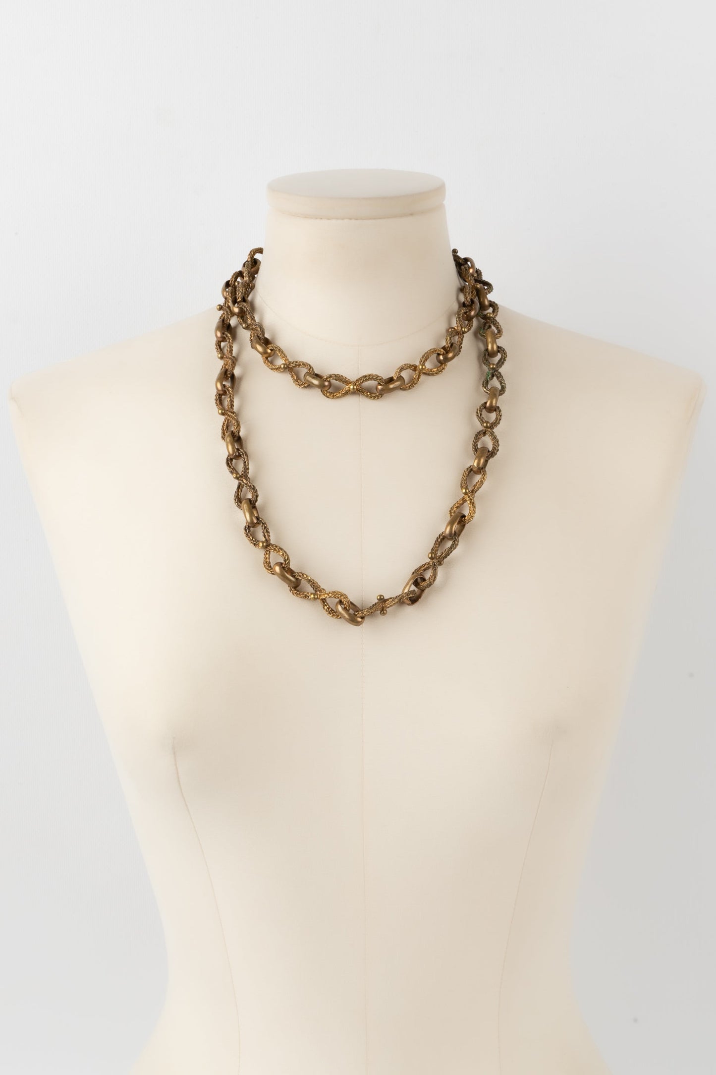 Collier dorÃƒÆ’Ã‚Â© Chanel 1950-60