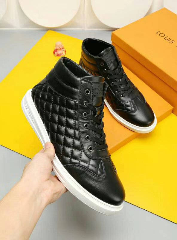 GLM - LUV HIgh Top Metal Black Sneaker