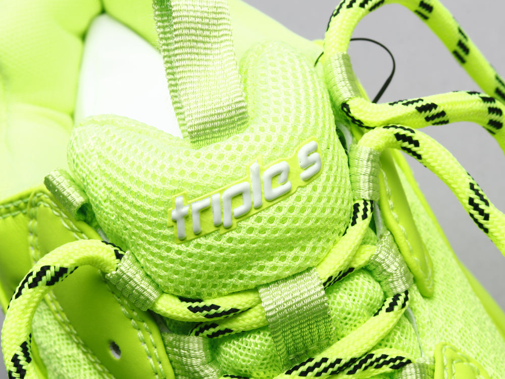 GLM - Bla Air Cushion  Fluorescent Green Sneaker