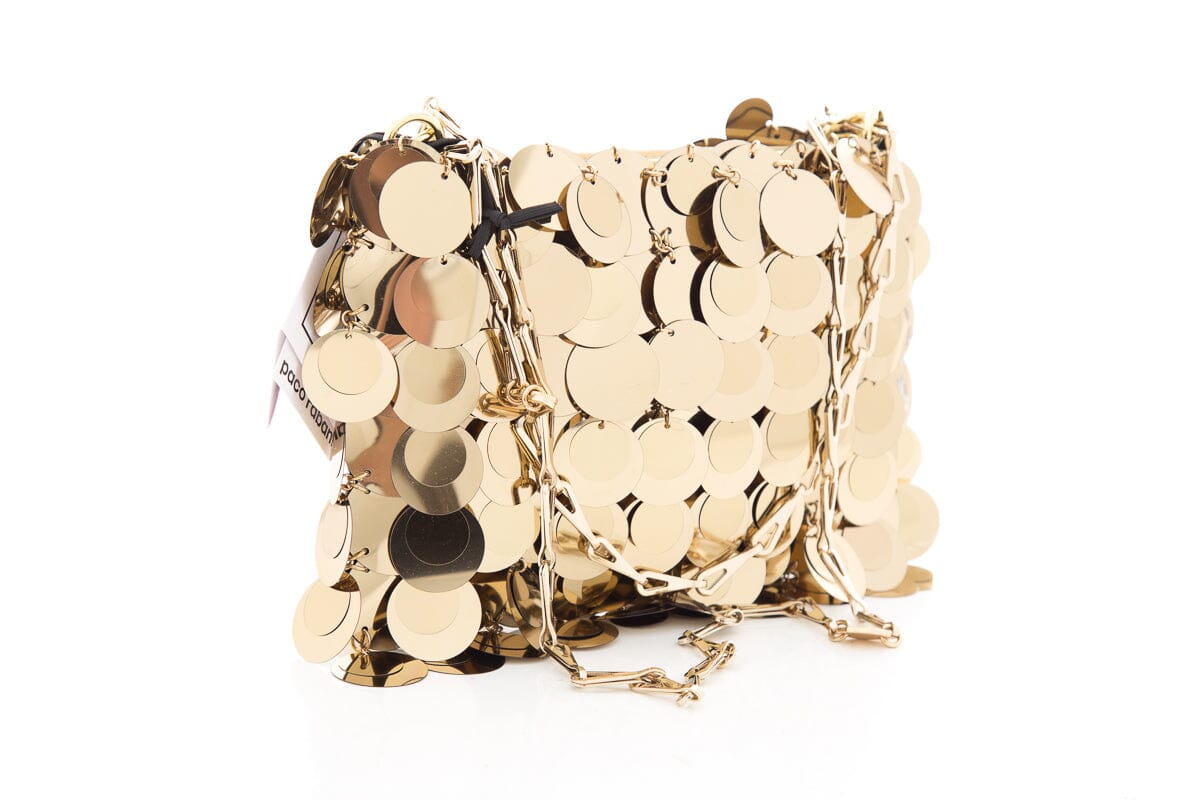 Paco Rabanne Gold Handbag