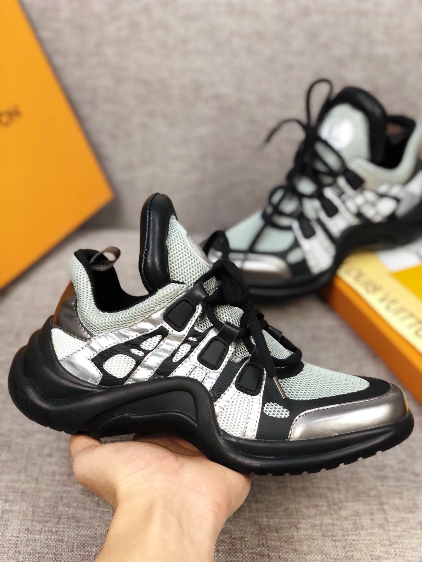 GLM - LUV Archlight Black Green Sneaker