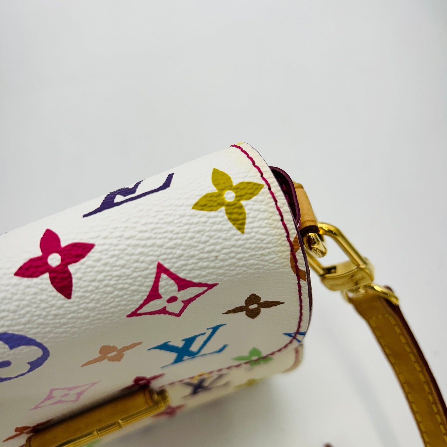 Louis Vuitton Takashi Murakami White Monogram Multicolor Coated Canvas Bag GP22269474