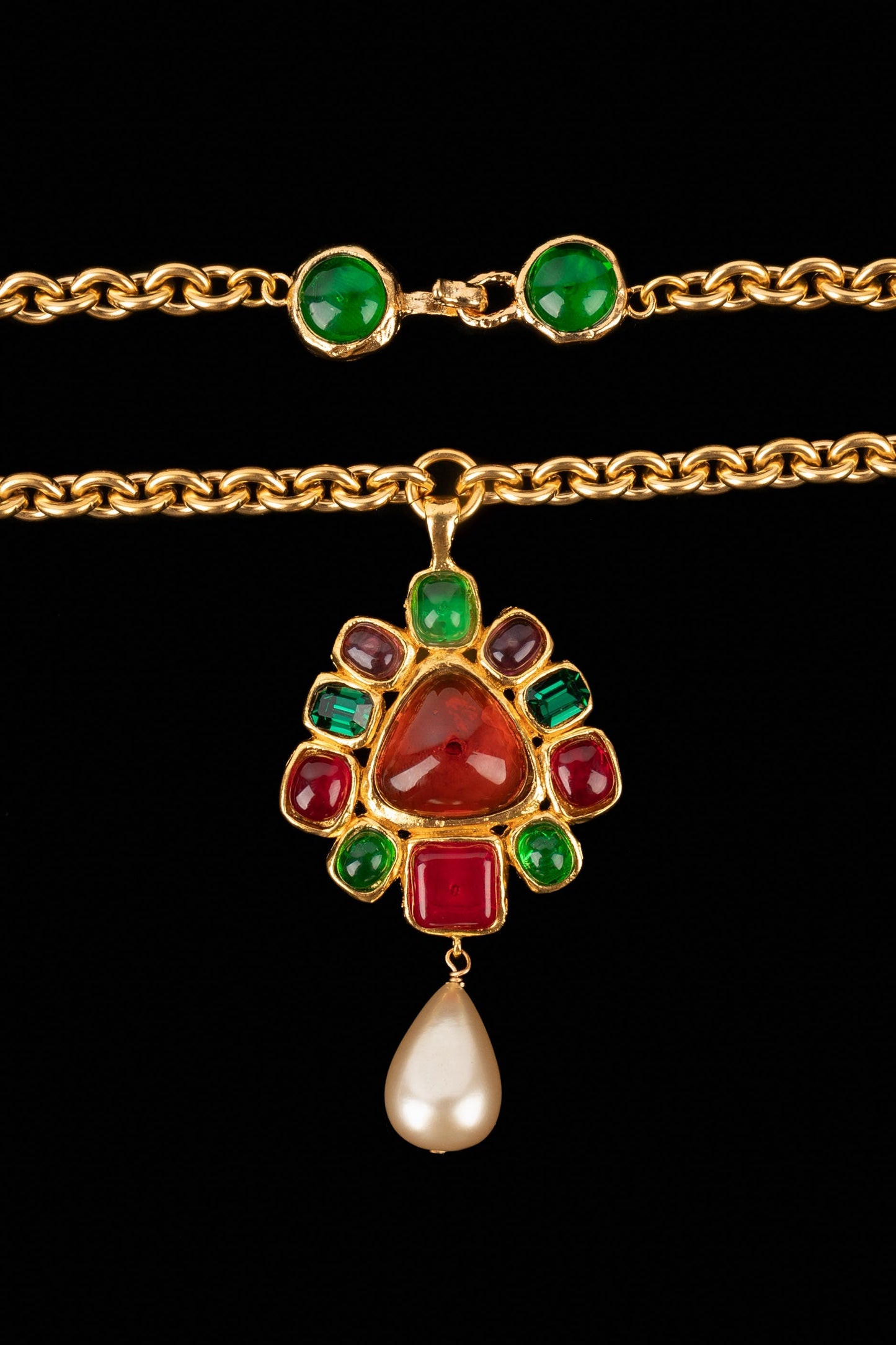 Collier byzantin Chanel 1990's