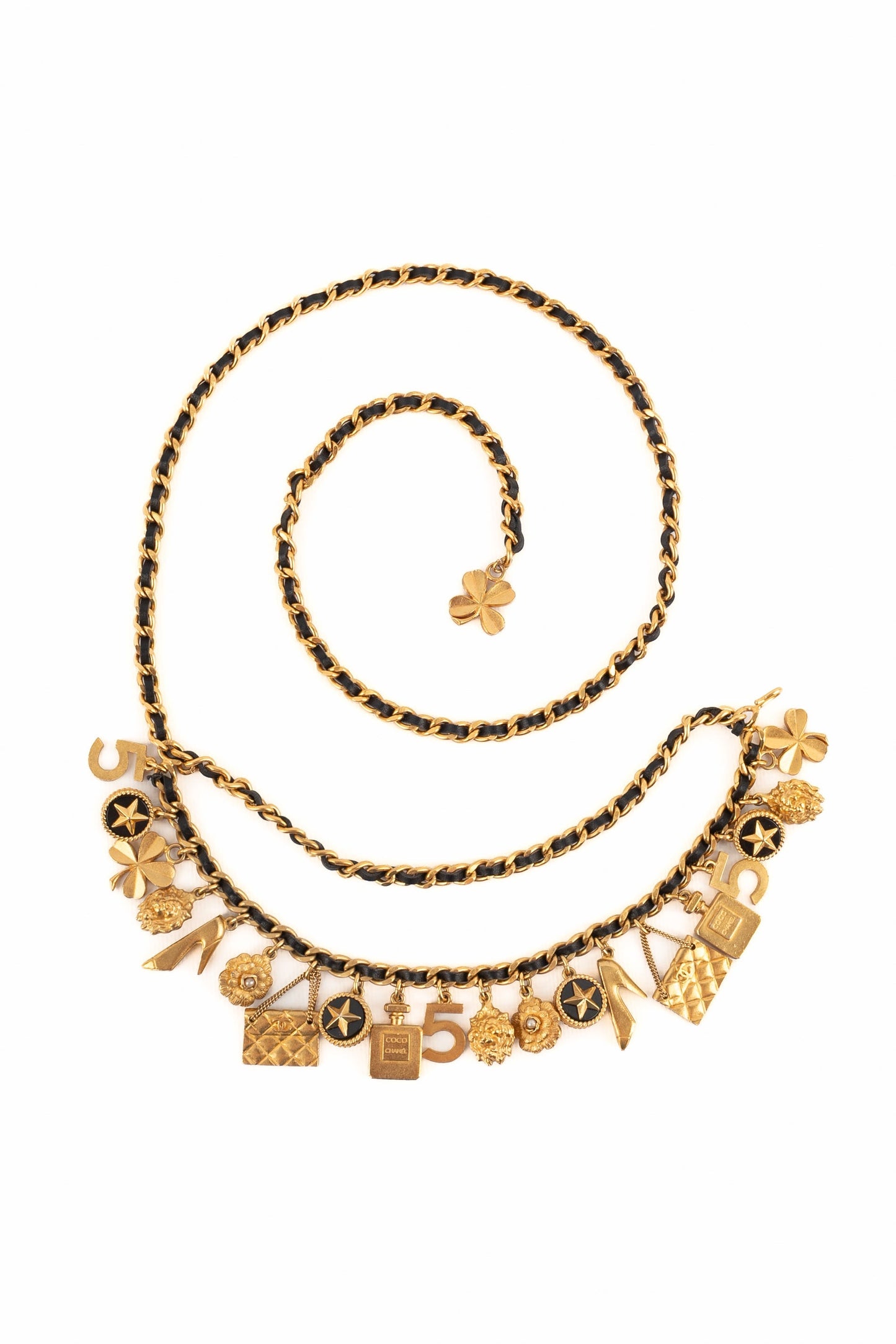 Ceinture charms Chanel CroisiÃ¨re 1994