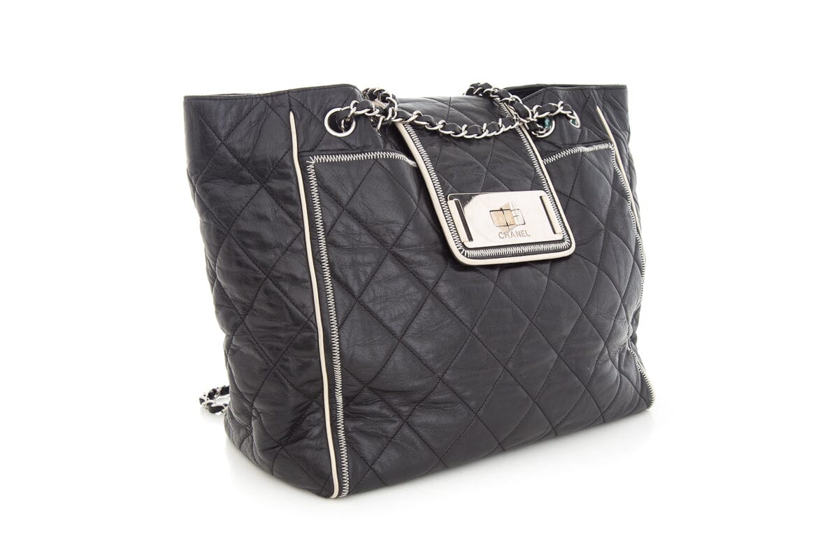 Chanel 2008/09 Black East West Reissue Handbag