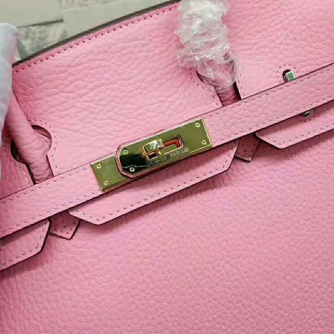 GLAMI Birkin Pink For Women Gold Toned Hardware 14in/35cmÃ‚Â 