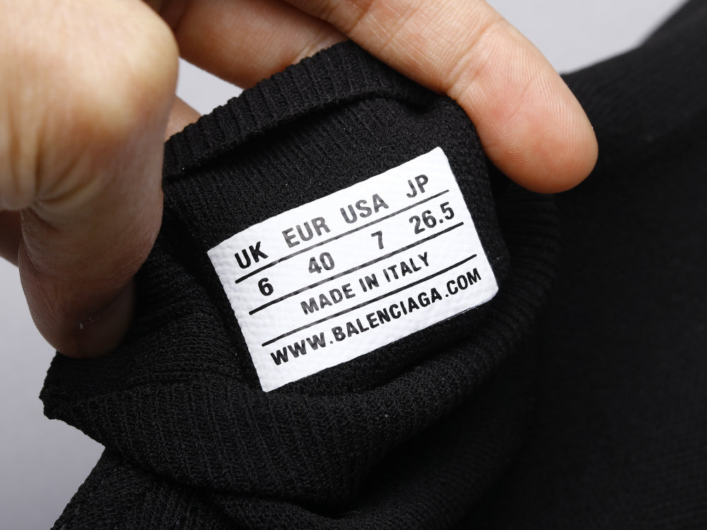 GLM - Bla Socks Shoes Black and White Sneaker