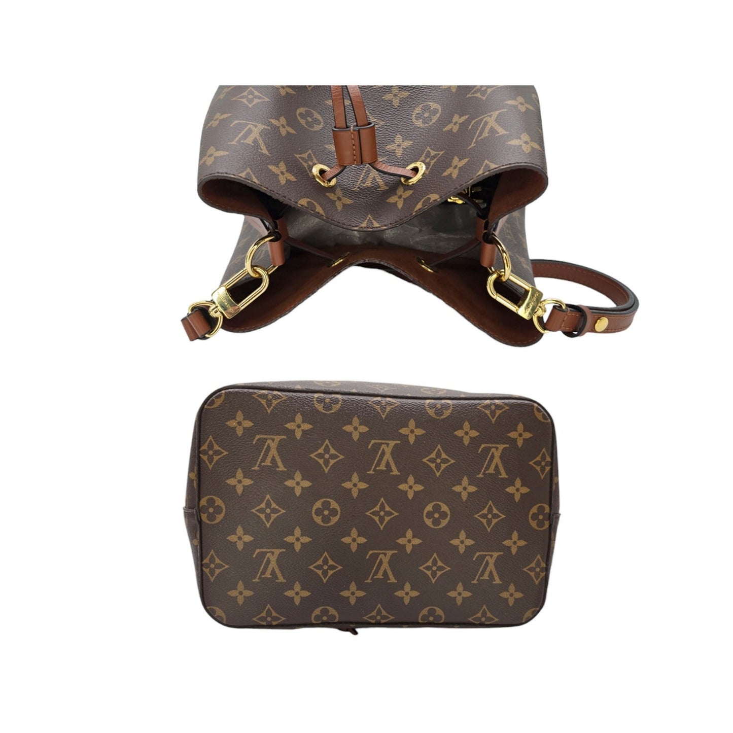 Louis Vuitton Monogram Caramel NÃ©oNoÃ© MM Bucket Bag