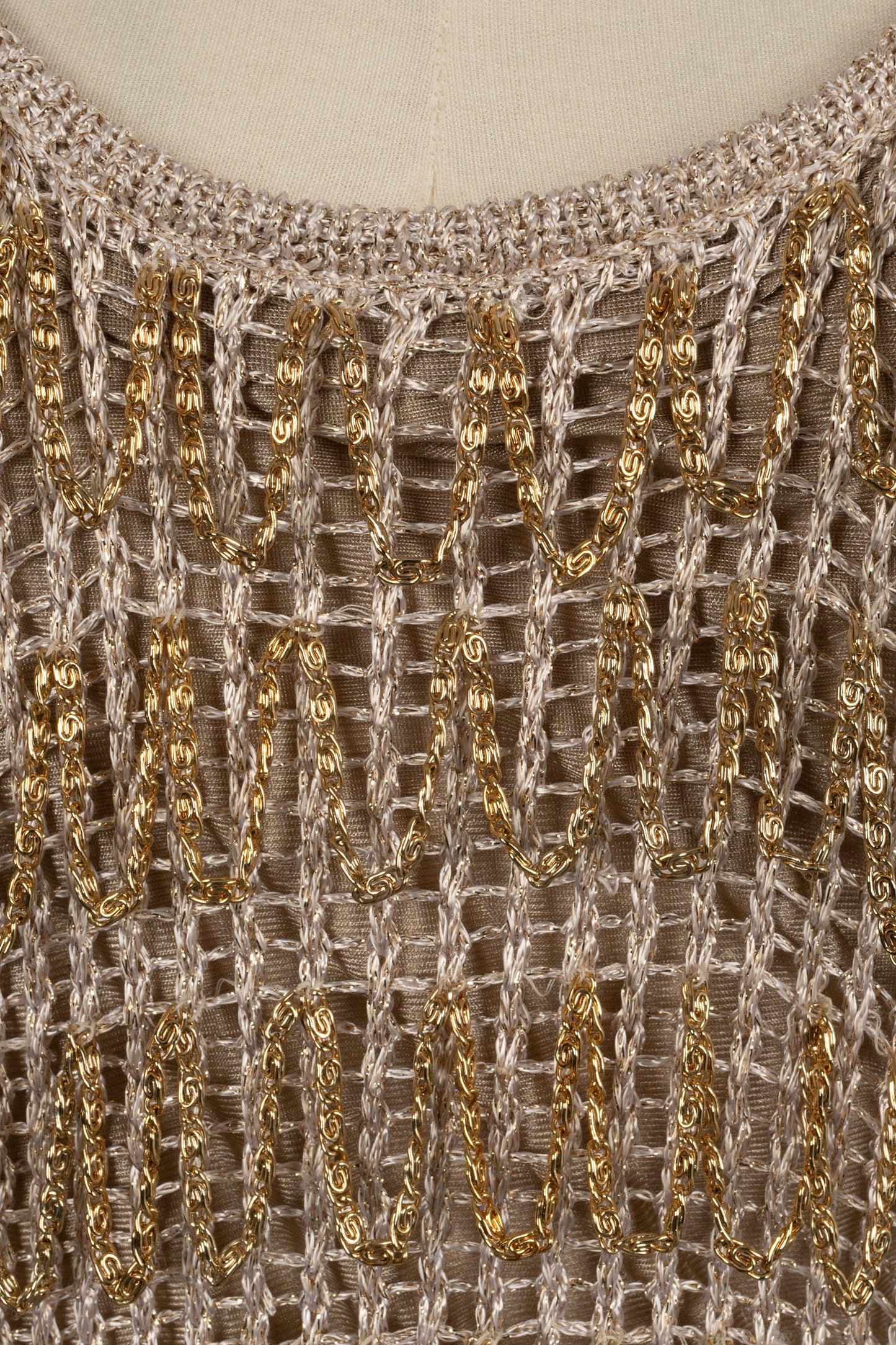 Robe en maille dorÃƒÆ’Ã‚Â©e Azzaro