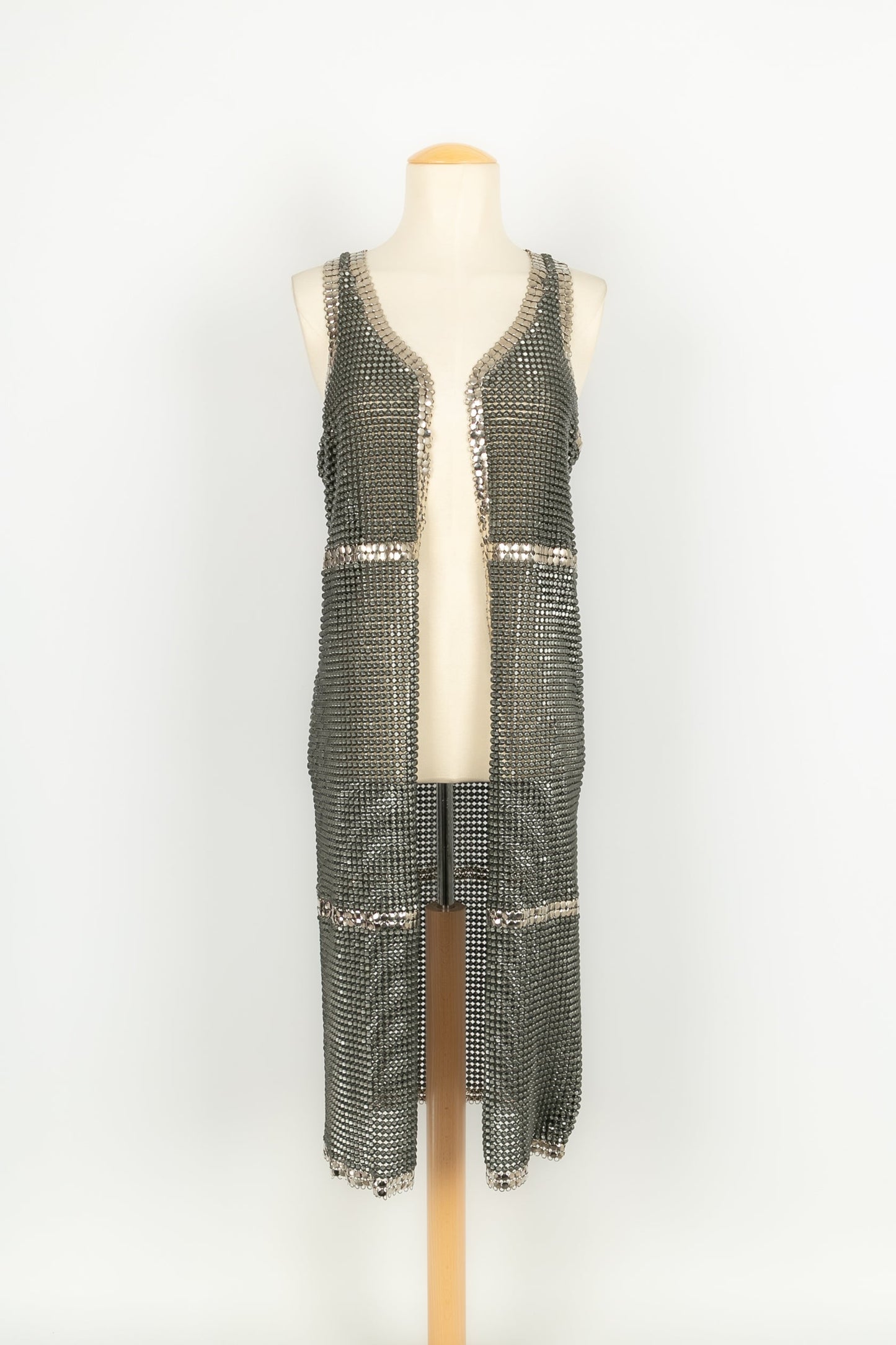 Manteau en maille Paco Rabanne