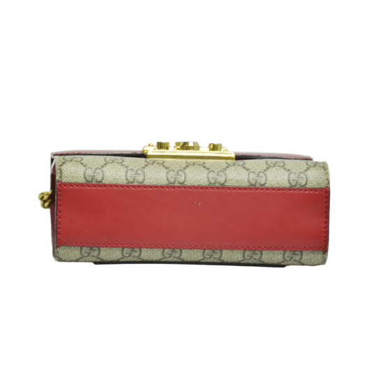 Multicolor GG Supreme Padlock Shoulder Bag