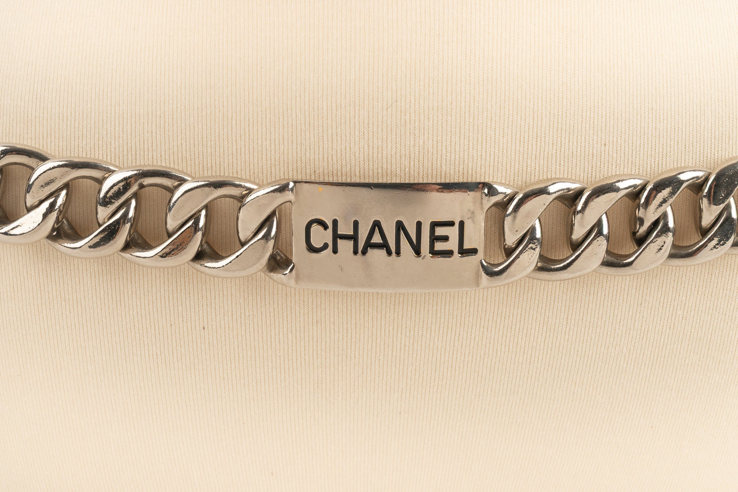 Ceinture argentÃ©e Chanel