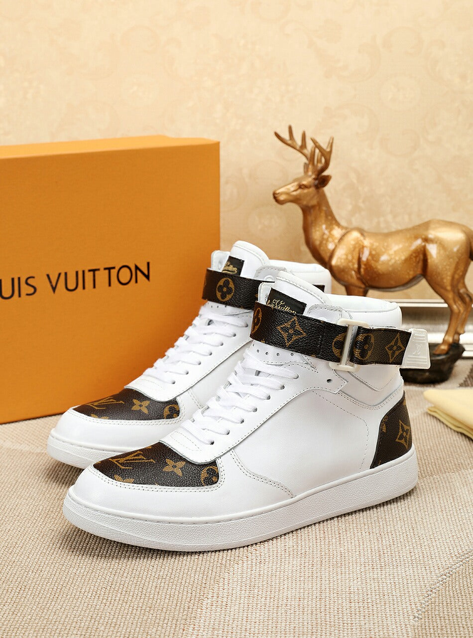 GLM - LUV Bombox Boot White and Brown Sneaker