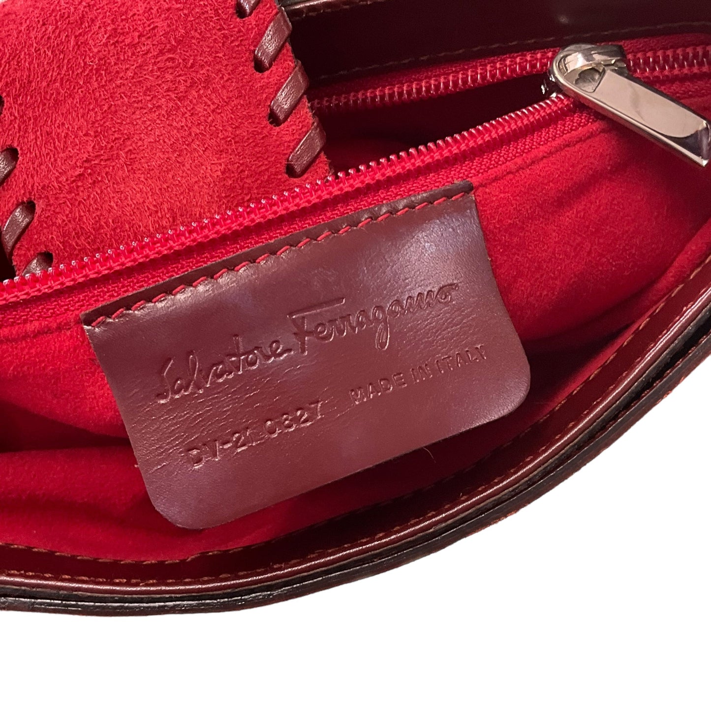 Ferragamo Suede Handbag