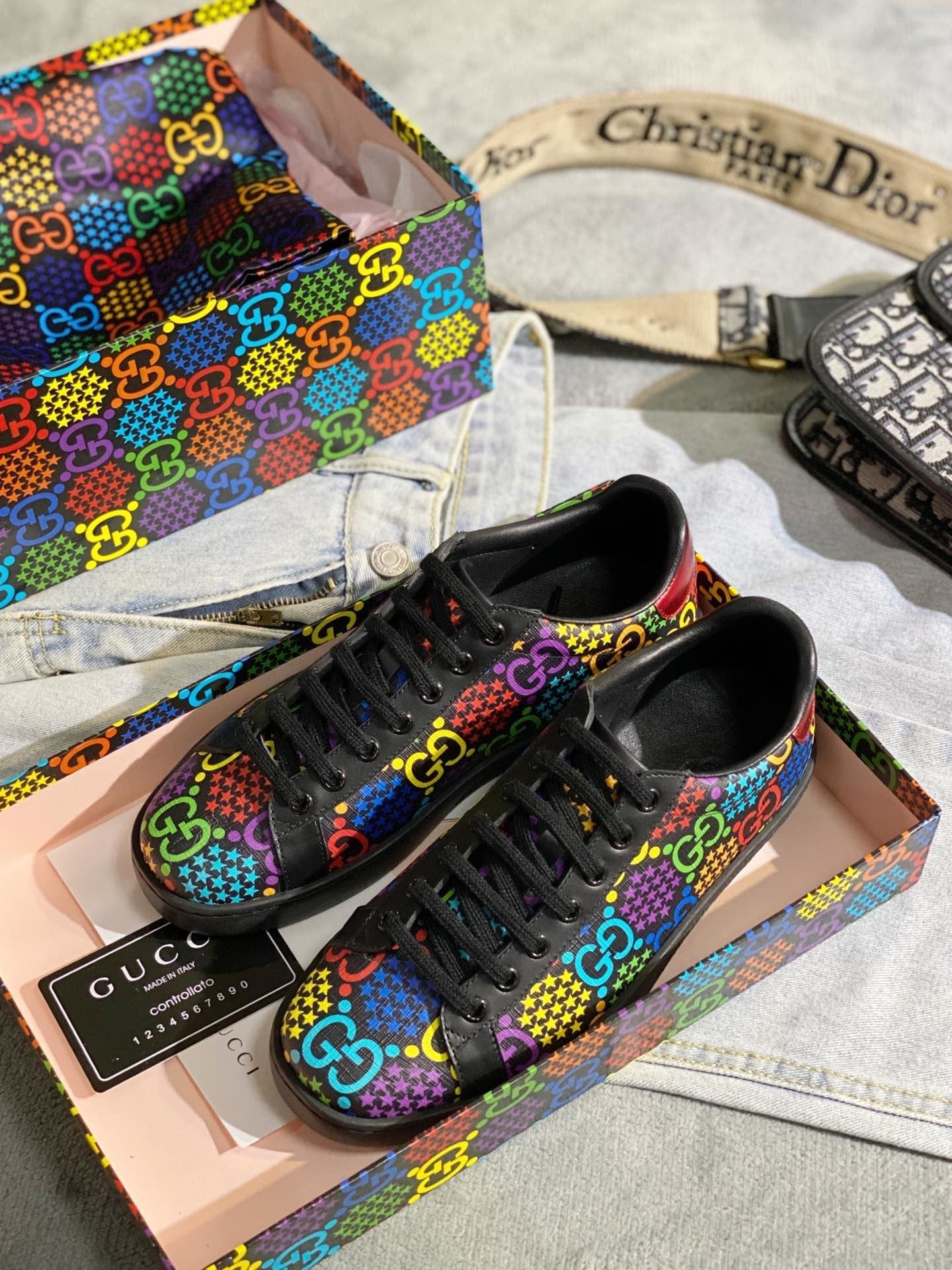 GLM-GCI  Psychedelic Ace neaker 072
