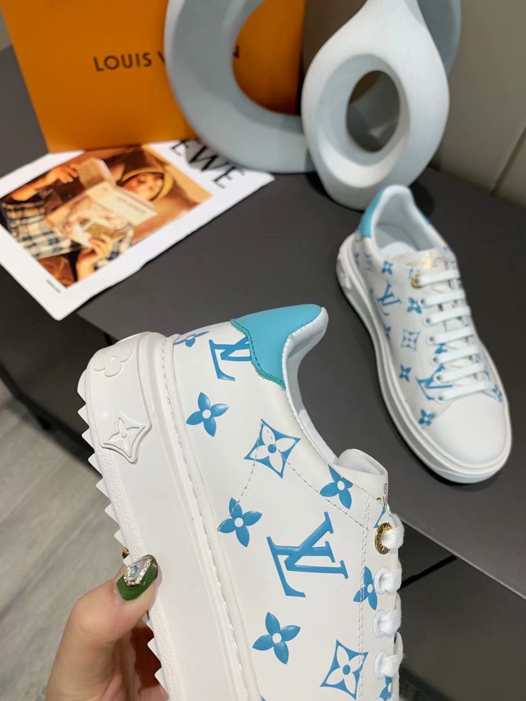 GLM - LUV Casual Low Blue White Sneaker