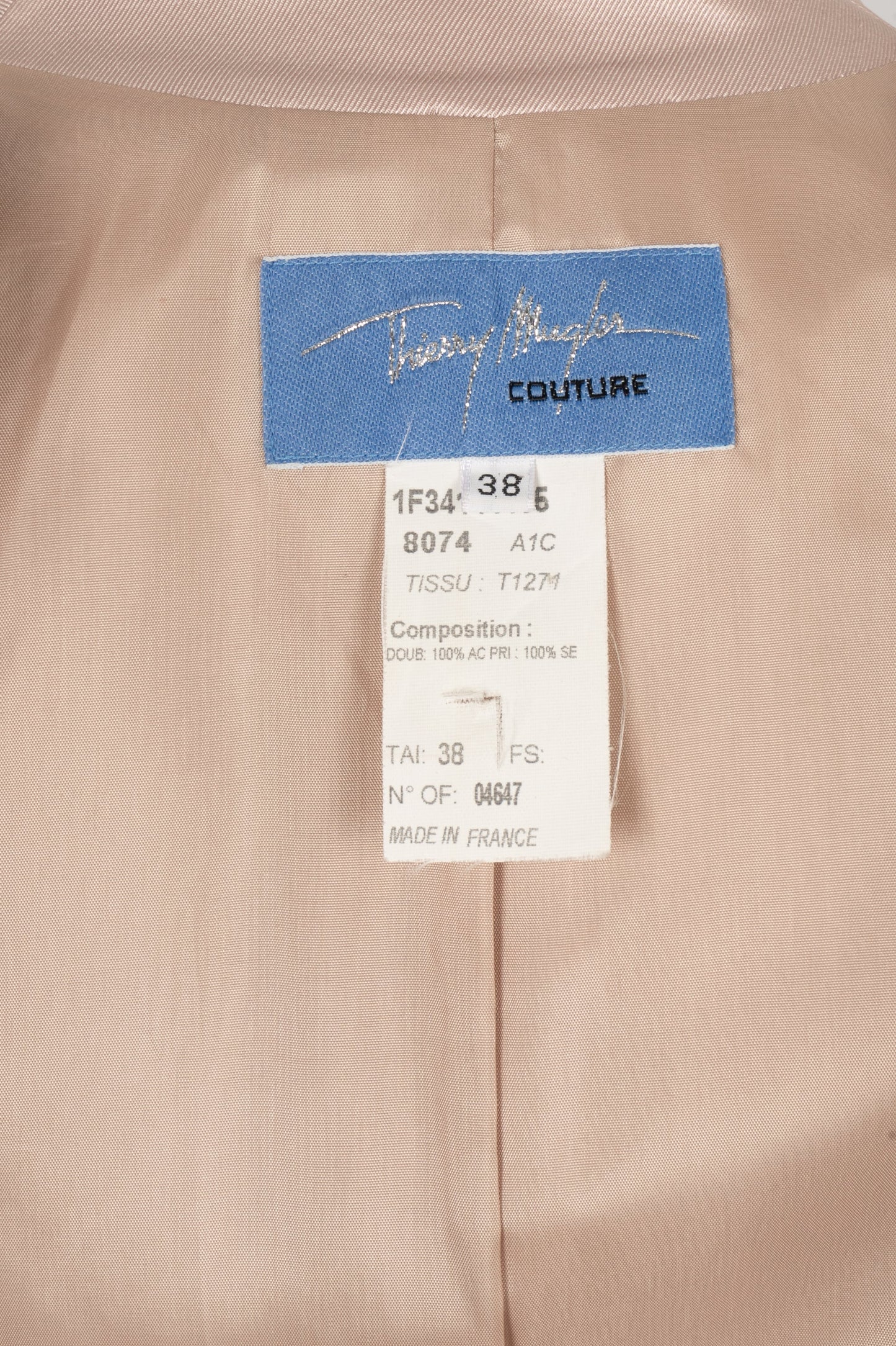 Ensemble Thierry Mugler Couture