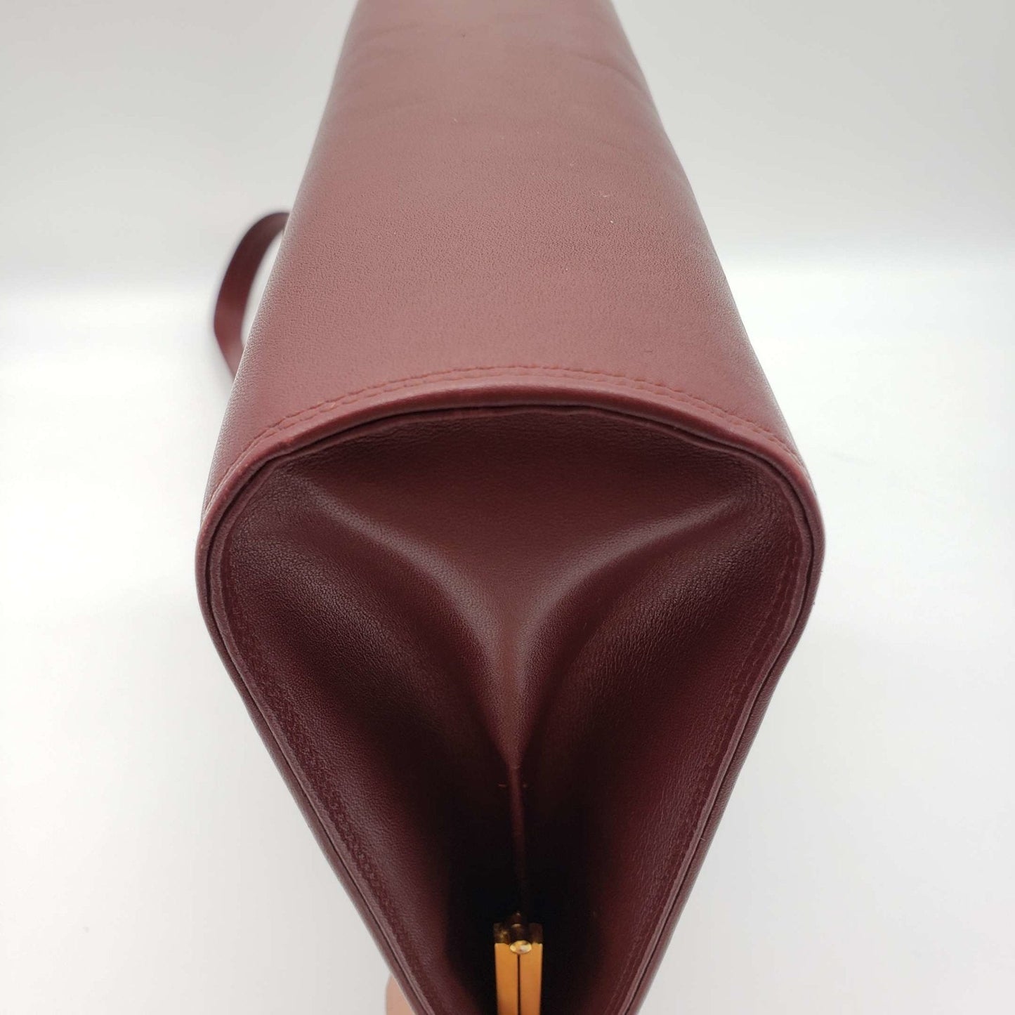 Cartier Gold Leather Clutch Bag