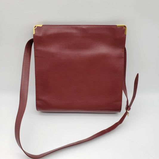 Cartier Gold Leather Clutch Bag