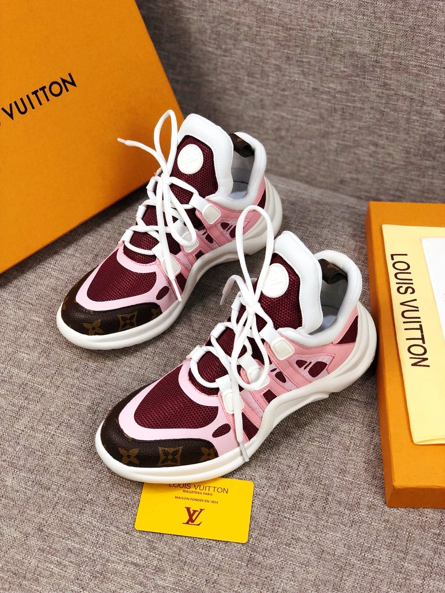 GLM - LUV Archlight Pink Brown Sneaker