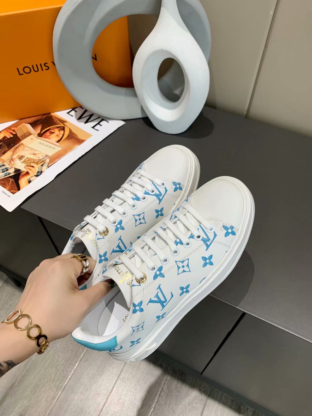GLM - LUV Casual Low Blue White Sneaker