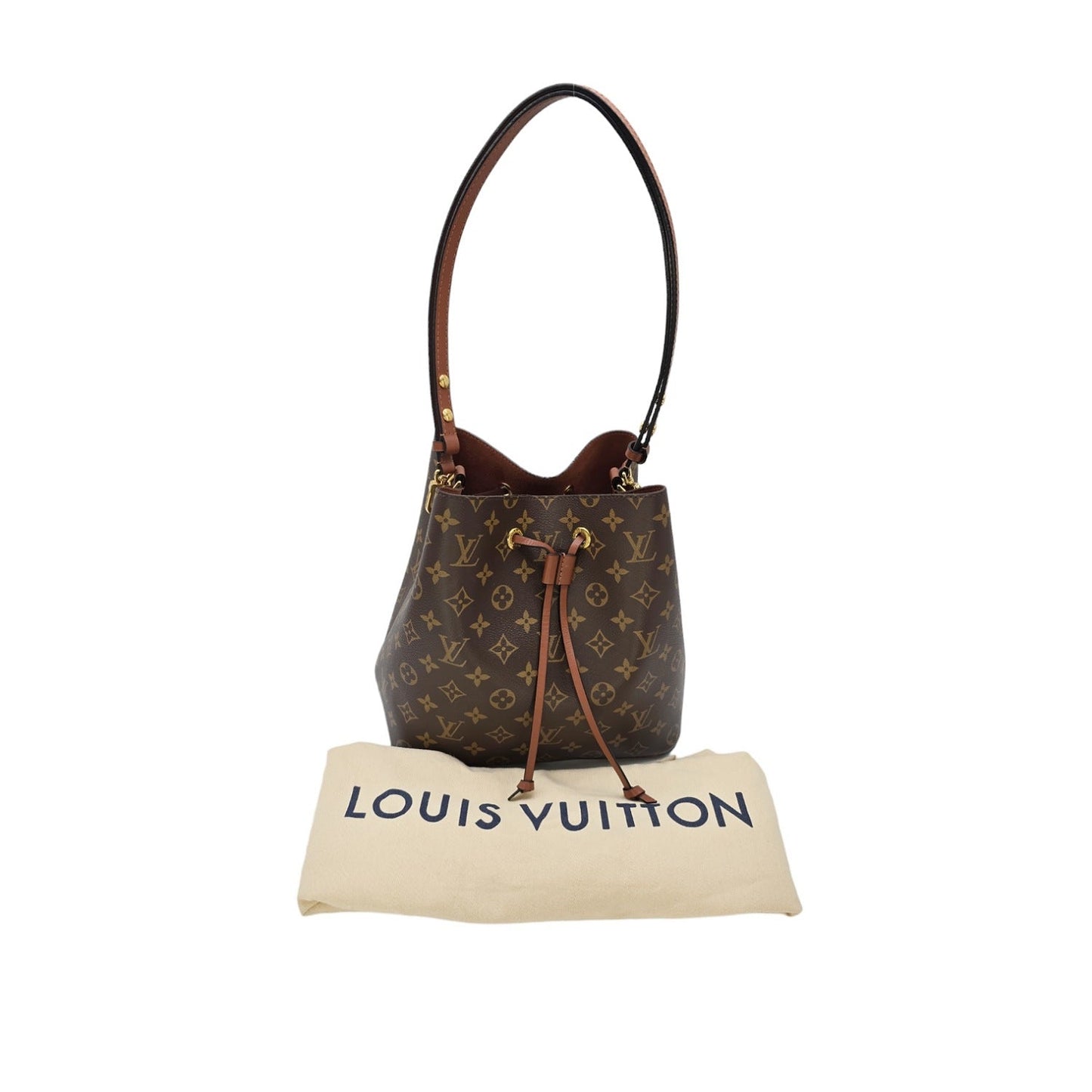 Louis Vuitton Monogram Caramel NÃ©oNoÃ© MM Bucket Bag
