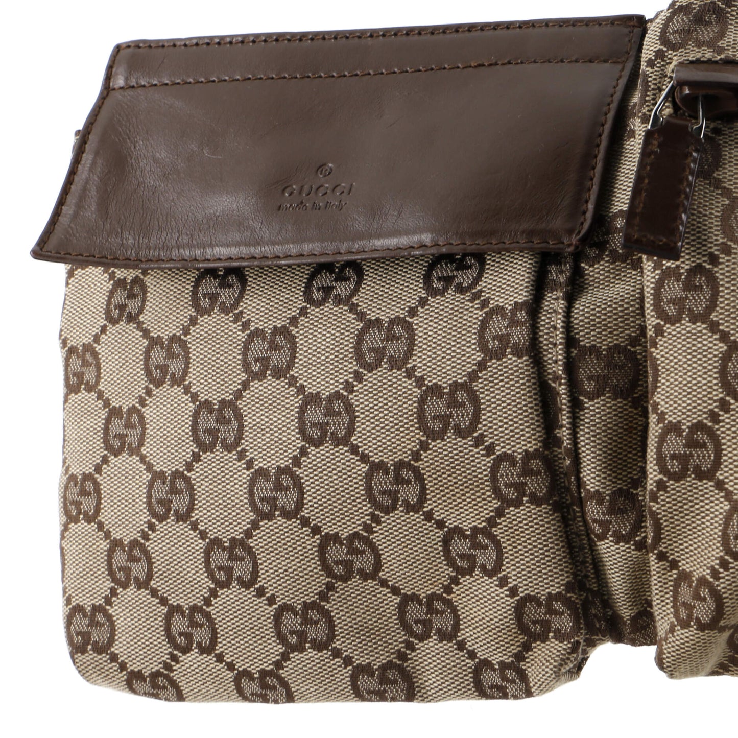 Vintage Double Belt Bag GG Canvas