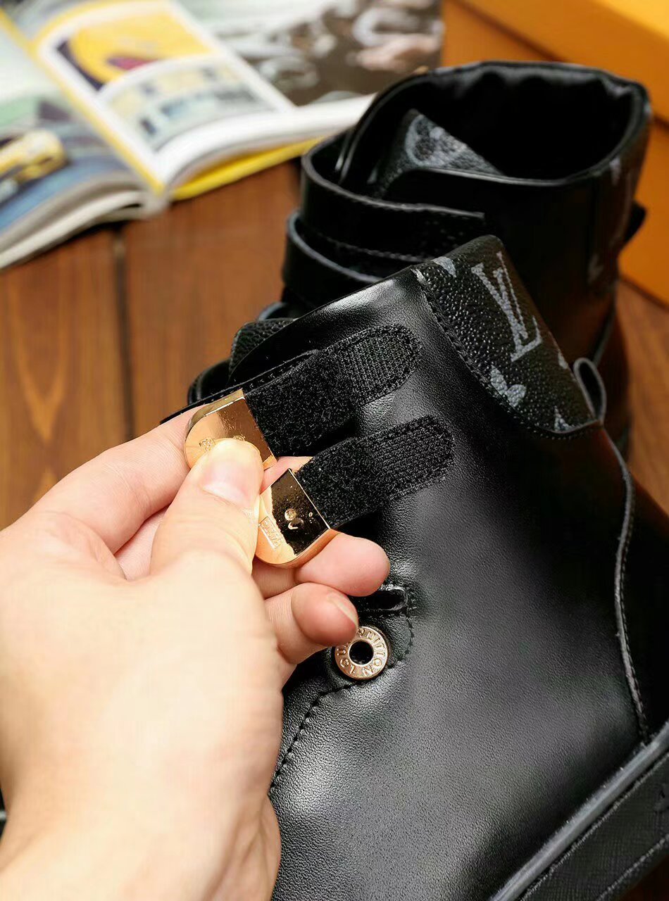 GLM - LUV HIgh Top Black Sneaker