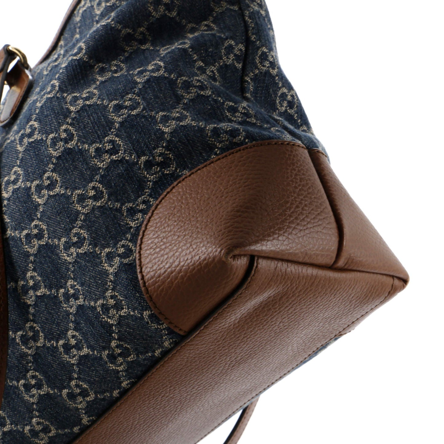 Ophidia Shopping Tote GG Denim Medium