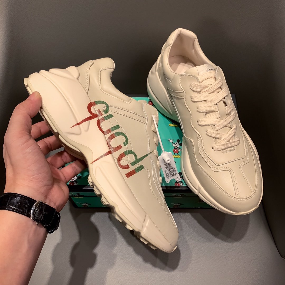 GLM-GCI  RHYTON SNEAKER WITH LOGO 130