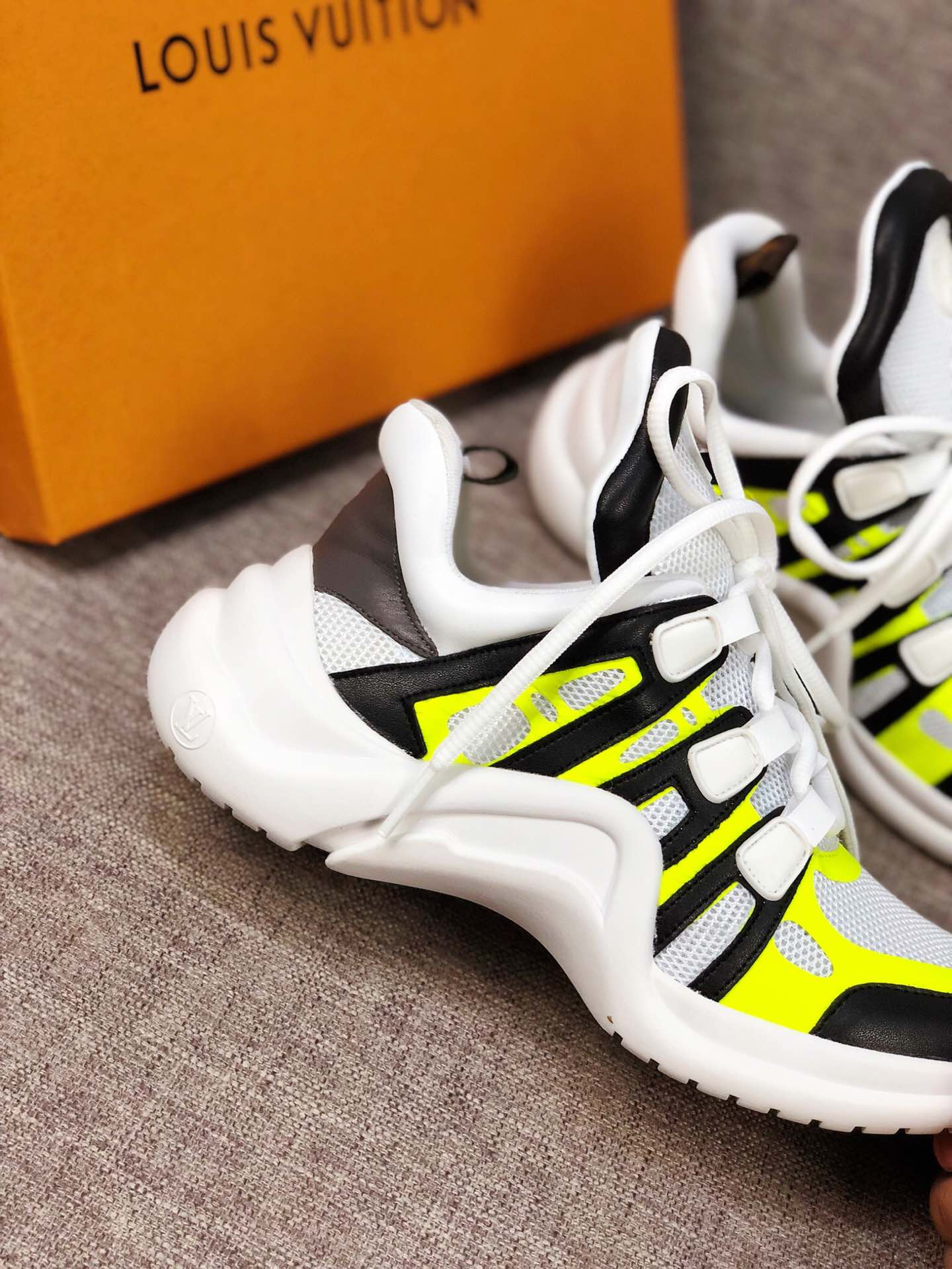 GLM - LUV Archlight Black White Yellow Sneaker