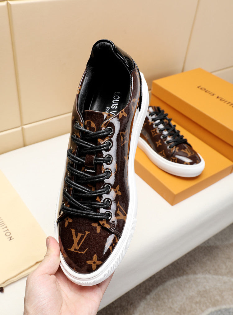 GLM - LUV Low GLMnogram Brown Breathable Sneaker