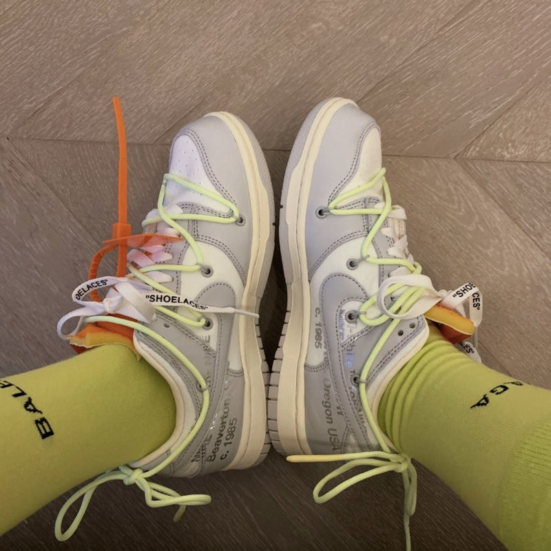 GLM - OW x Dunk (NO.43) green shoelace orange buckle