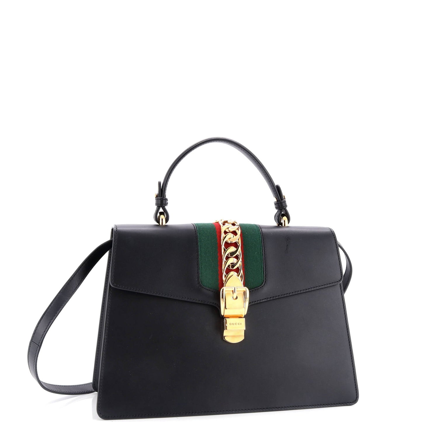 Sylvie Top Handle Bag Leather Medium