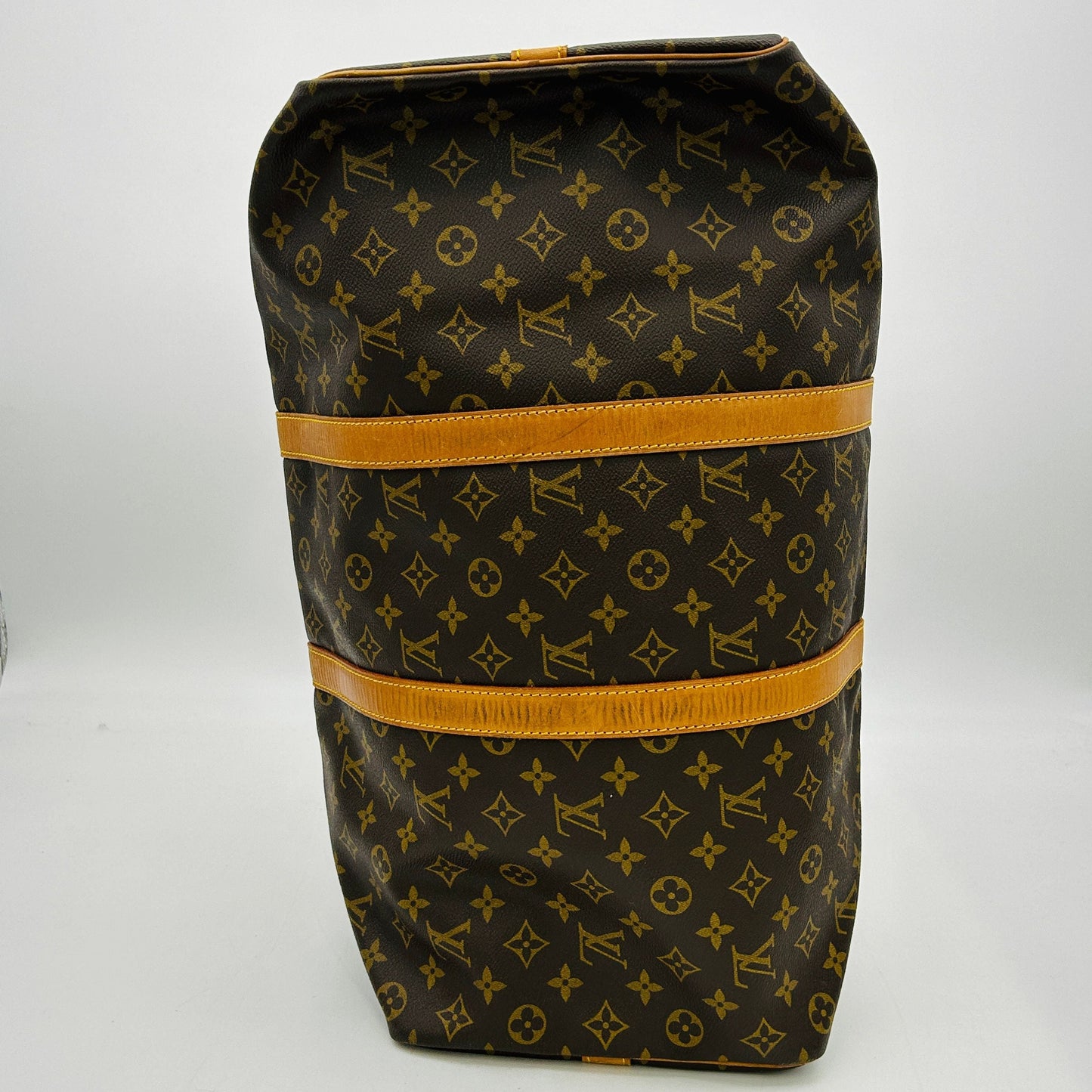 Louis Vuitton Monogram Keepall Bandouliere 60 Brown Boston Bag WD884168