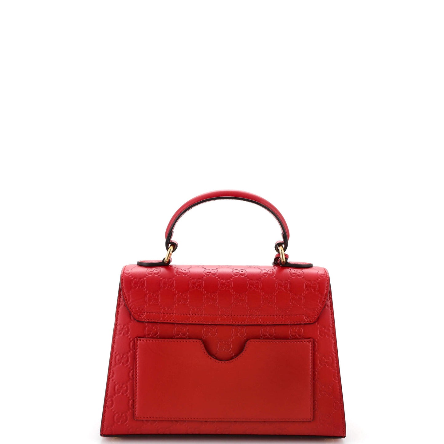 Padlock Top Handle Bag Guccissima Leather Small