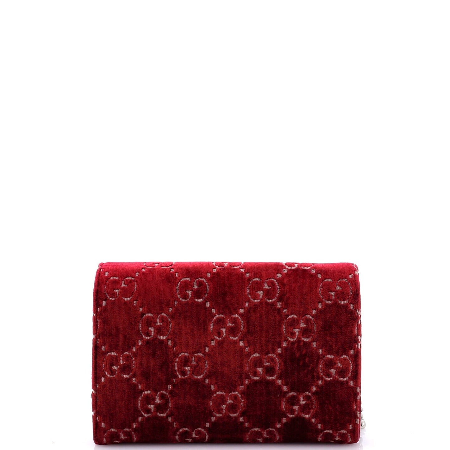 Dionysus Chain Wallet GG Velvet Small