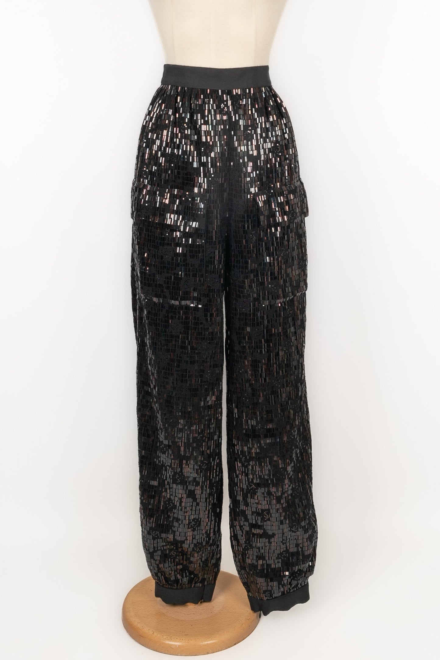 Pantalon Ã  paillettes Chanel