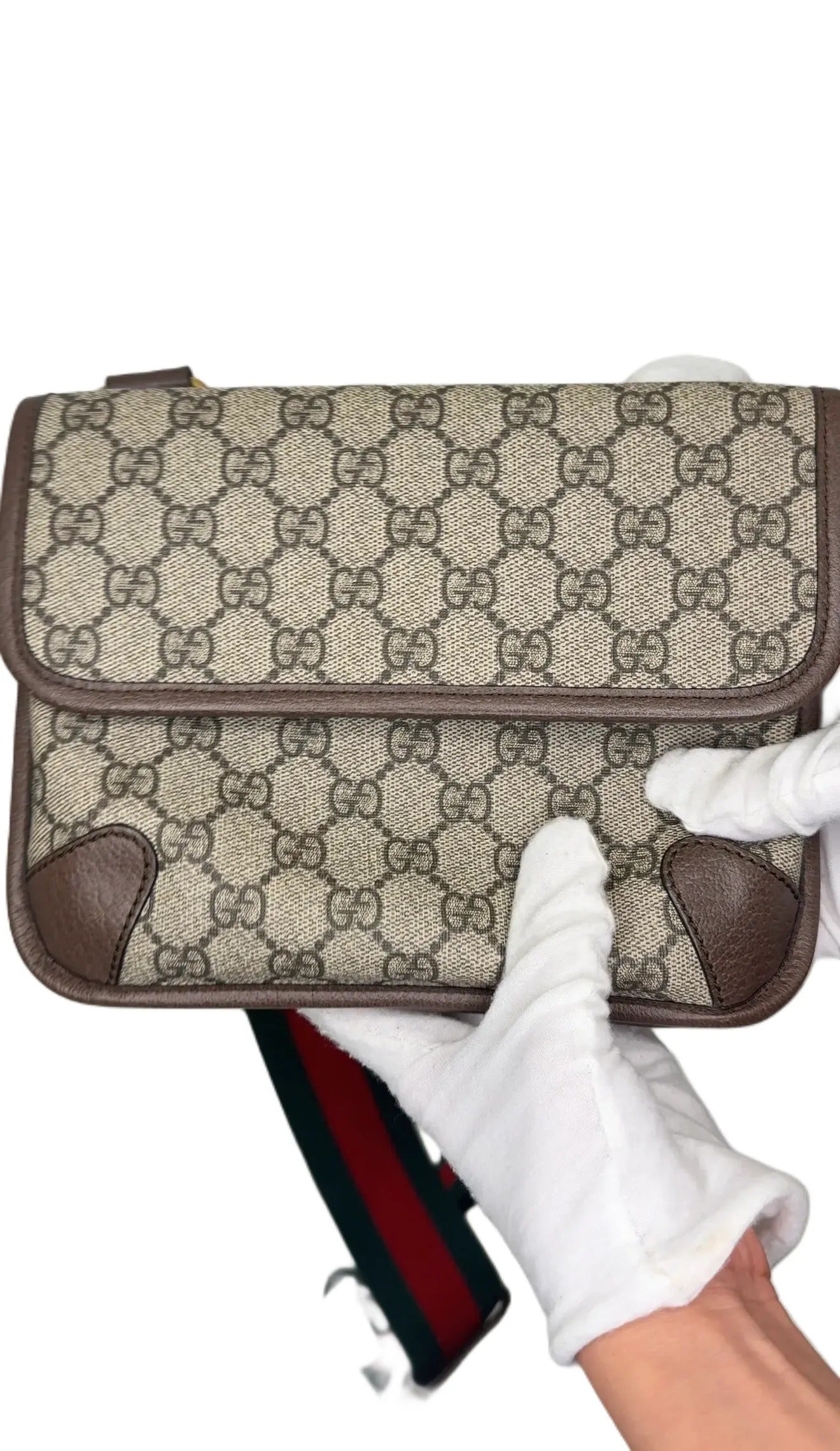 GUCCI - NEO Vintage Handbag - Cloth Grey B18-10