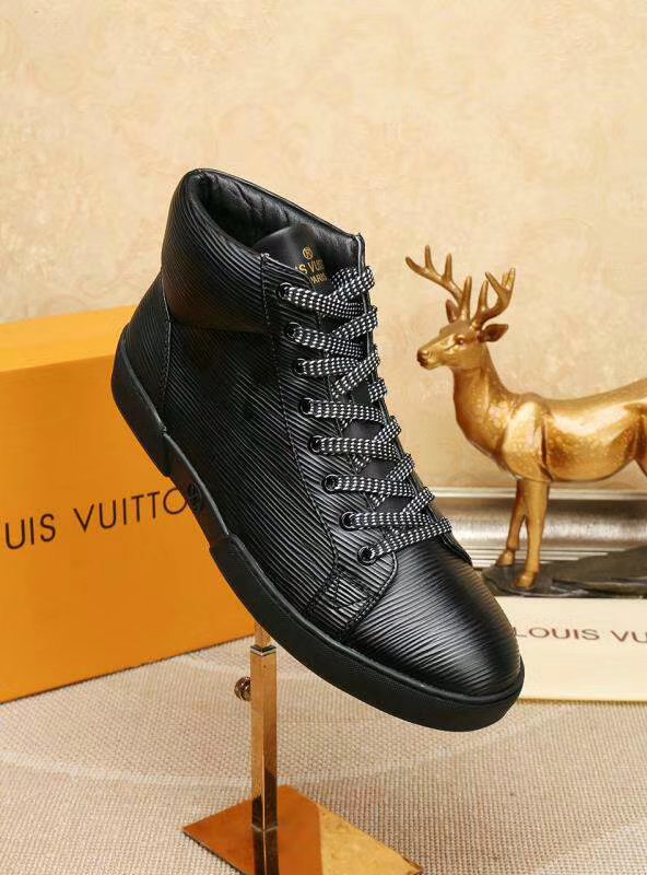 GLM - LUV HIgh Top LaGLM Up Black Sneaker
