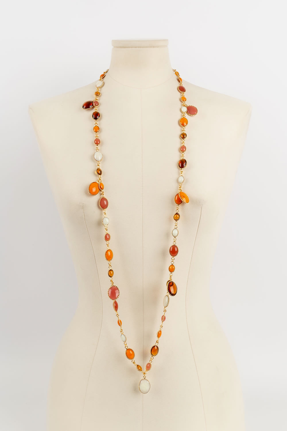 Collier en pÃƒÆ’Ã‚Â¢te de verre Augustine