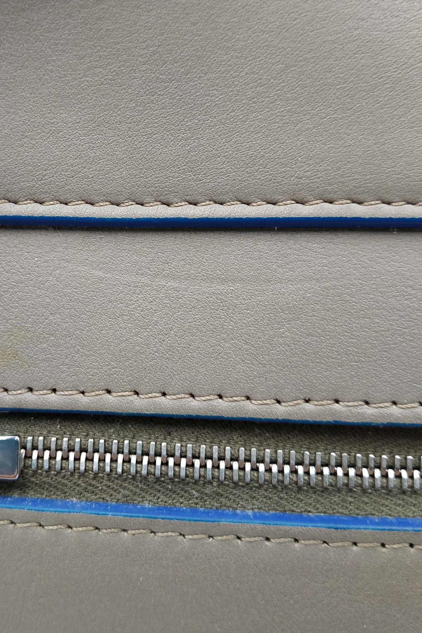 Diamond Envelope Shoulder Bag Beige Blue