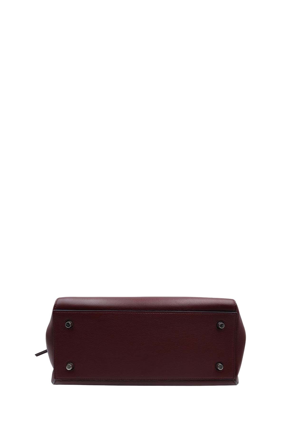 Medium Edge Bag Plum Red